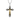 Bolt Rivet Orthodox Cross Pendant