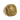 14K gold vermeil lion signet ring with Greek key border and textured background displayed on stone