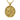 Gold vermeil over silver Hercules coin pendant featuring detailed lion skin headgear
