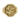 Gold vermeil Gemini zodiac ring featuring detailed relief of twins faces on octagonal face placed on wooden texture