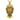 Owl Totem Pendant, front view on white background