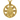 Gold vermeil Slavic God Perun pendant featuring bearded deity and thunder symbol on wooden texture