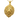 Gold vermeil layered lion pendant with 3D topographic design on black wood background