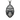 Front view of oxidized 925 sterling silver gorilla head pendant with detailed fur texture on dark wooden surface