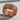 Circle pattern wedding ring in rose gold vermeil, front perspective view