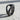 Open Arch Ring, black rhodium, three-quarter standing view