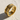 Channel Band Ring, gold vermeil, angled product view on textured surface
