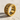 Industrial Band Ring in gold vermeil, angled product view
