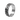 Black and white photo of a Moon Surface Silver Ring with a heavily cratered, hammered texture, standing on a light surface.