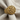 Skull Cluster Ring, gold vermeil, angled product view on fabric