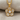 Five Petal Diamond Flower Pendant, gold vermeil, front view on fabric