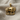 Taurus Astrological Bull Pendant, gold vermeil finish on fabric