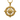 Travel compass pendant, front view on white