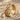 Wood Branch Ring, gold vermeil, product view resting upright in sand