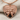 Angel Heart Pendant, rose gold finish, front view on fabric
