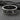 Close-up of the chunky 925 silver pride band ring highlighting the dark oxidized finish on a textured slate background