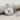 Yoga Meditation Pendant, polished silver, front view with chain