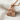 Horus Head Pendant, rose gold plated, product photo on fabric