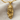 Butterfly Maiden Pendant, gold vermeil, product photo on linen