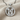 Facing Gemini Twins Pendant, polished, product photo on textured linen