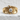 Close-up of artisan crafted bubble statement ring highlighting polished spheres against a stippled gold vermeil finish