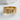 Overlapping Heart Ring in gold vermeil, front view
