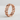 Cuban Chain Eternity Ring, rose gold, product photo angled view