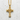 Openwork Celtic Cross Pendant, gold vermeil, front view on stone