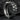 Close-up of premium geometric hoop earring highlighting the brushed matte finish and sharp silver craftsmanship