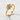 Sakura Cherry Blossom Ring, gold vermeil, angled product photo on white stone