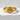 Lotus Blossom Ring, gold vermeil, front view on stone surface
