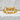 Dragonfly Band Ring, gold vermeil, front view on stone pedestal