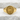 Imperial Chrysanthemum Signet Ring, gold vermeil, front view on stone