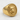 Roaring Tiger Ring, gold vermeil, angled view on stone surface