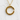 Front flat-lay view of the handcrafted Enso circle pendant resting elegantly against a textured white stucco surface.