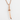 Samurai Katana Pendant, rose gold, front view on white