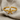 Open Starfish Ring, gold vermeil, product photo on linen fabric