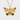 Origami Butterfly Pendant in gold vermeil, front product view on white textured surface