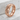 Koi Fish Band Ring, rose gold, product view on stone surface