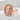 Maneki Neko signet ring, rose gold finish, angled view