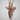 Young Praying Angel Pendant, rose gold, front product view
