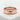 Kokoro Kanji Ring, rose gold finish on stone display