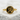 Heaven Kanji Ring, gold vermeil, front view on stone
