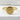 Hikari Kanji Ring, gold vermeil, angled front view on stone