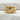 Great Wave Fuji Ring, gold vermeil, front view on stone