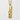Tokyo Tower bar pendant, gold vermeil finish, front view