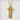 Japan Cherry Blossom Pendant, gold vermeil, front view