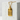Japan Rising Sun Tag Pendant, gold vermeil, displayed on white textured pedestal