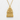 Himeji Castle Relief Pendant, gold vermeil, product photo
