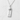Nippon rising sun pendant, polished silver finish, front view